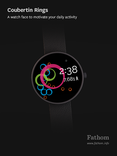 Coubertin Rings: Watch Face