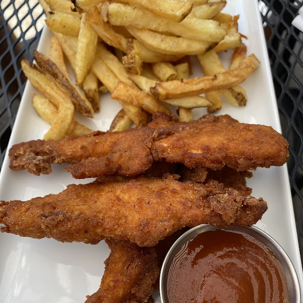 Chicken Fingers & Fries - how can you go wrong! The fries are so fresh and perfectly seasoned!