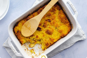 Pineapple Bread Casserole
