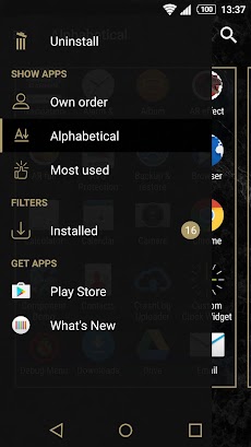 XPERIA™ Black Marble Themeのおすすめ画像4