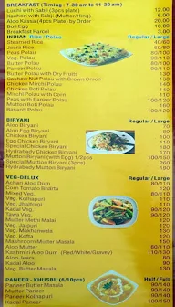 Maa Trinayani Restaurant and Caterer menu 1