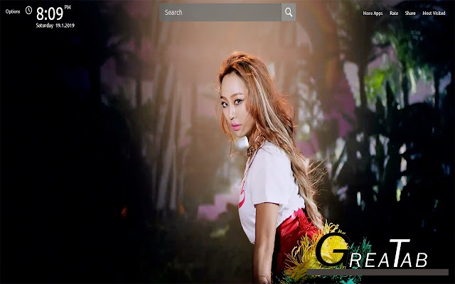 Hyolyn Wallpapers Theme |GreaTab