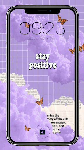 Screenshot Pastel Purple Wallpaper
