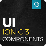 Ionic 3 Material Design UI Theme - Yellow Dark  Icon