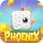 Phoenix-square bird icon