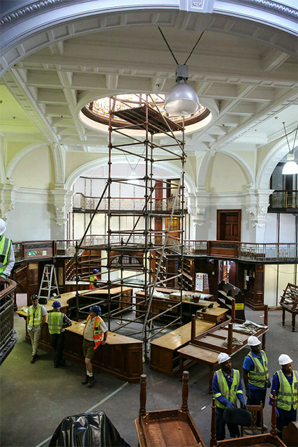 A look inside the Main Library, which has been off limits for about four years