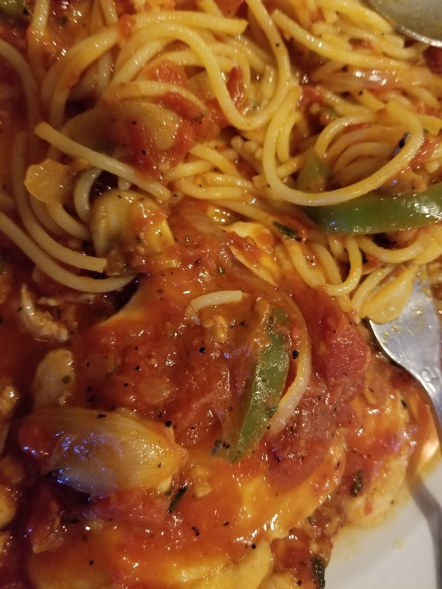 Gf chicken cacciatore