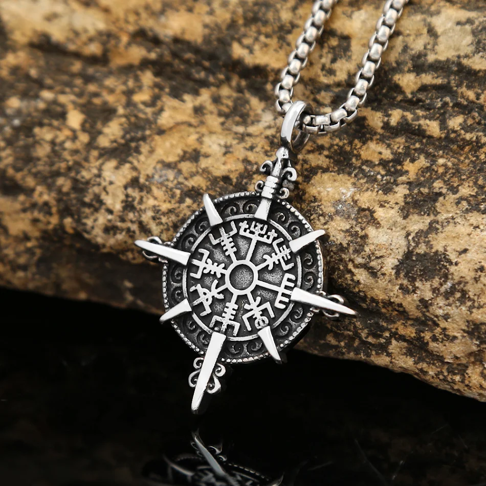 Retro roestvrijstalen unisex ketting, gemakkelijk te combineren accessoires, Europese en Amerikaanse stijl, ideaal voor jongens en meisjes.