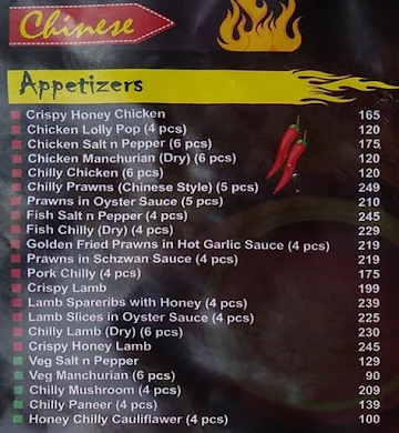 Kyandi menu 