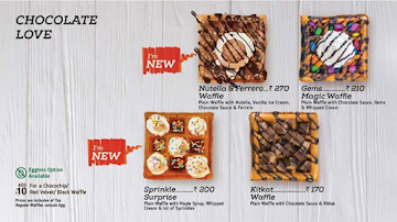 Waffle Stories menu 