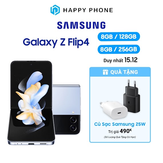 [Mã Elmall3 Giảm 5% Đơn 300K] Điện Thoại Samsung Galaxy Z Flip4 - Hàng Chính Hãng, Mới 100%