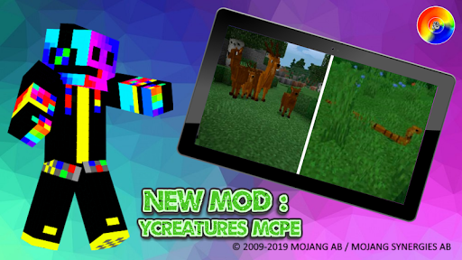 New Mod  yCreatures MCPE