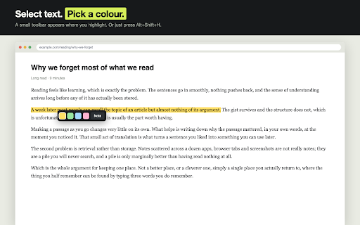 Highlighter Notebook screenshot 1