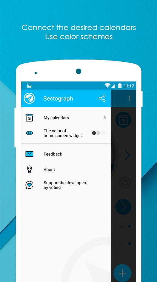    S.Graph: Calendar clock widget- screenshot  