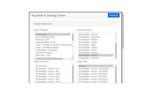 Aquaritek AI Strategy Trainer