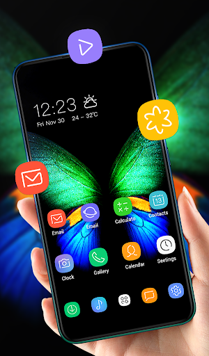 Theme for galaxy fold change your smartphone FREE