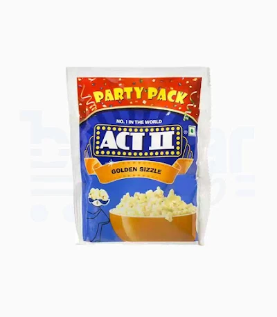 Act Ii Instant Popcorn - Golden Sizzle, Hot, Fresh & Delicious - 50 gm