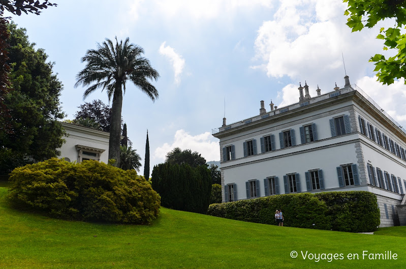 Lace de Côme, Bellagio, villa Melzi