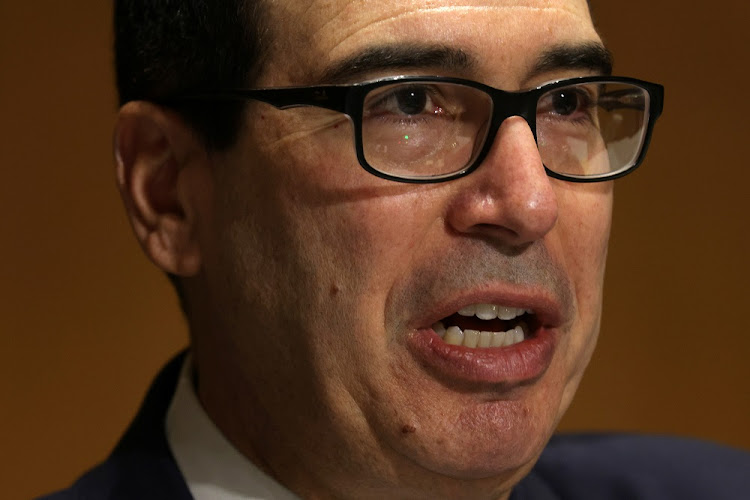 Treasury Secretary Steven Mnuchin testifies during a hearing on "Examination of Loans to Businesses Critical to Maintaining National Security" before the Congressional Oversight Commission at Dirksen Senate Office Building, in Washington, US, December 10, 2020.