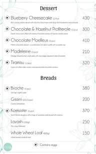 L'Éclat Patisserie menu 3