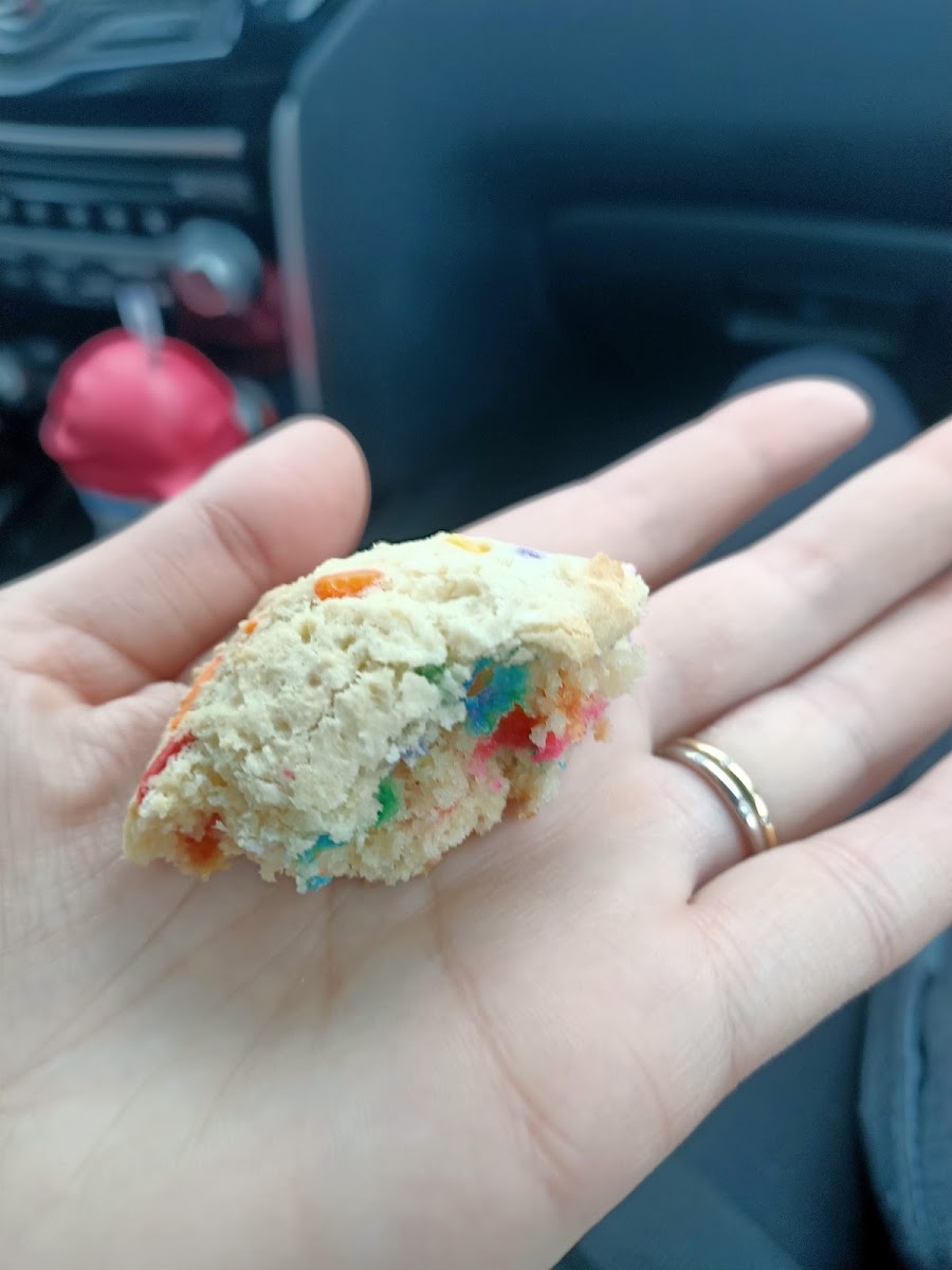 Cake batter cookie