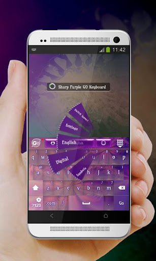 免費下載個人化APP|샤프 퍼플 GO Keyboard app開箱文|APP開箱王