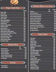 Only Dosa menu 3