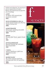 F Cafe & Bar menu 7