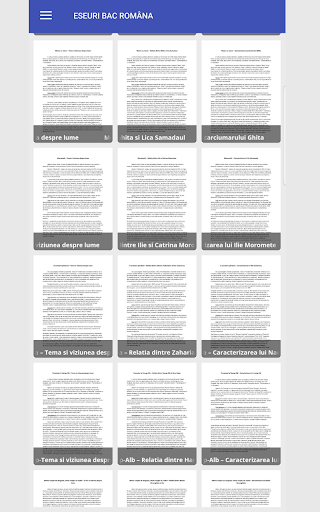 Eseuri - Comentarii BAC Română 2020