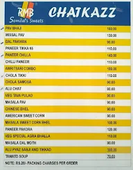 Somilal Rawat Misthan Bhandar -TMC menu 1