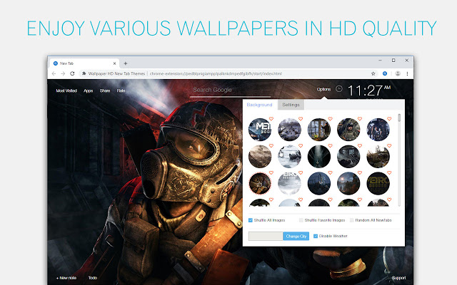 Metro Exodus HD Custom New Tab Themes