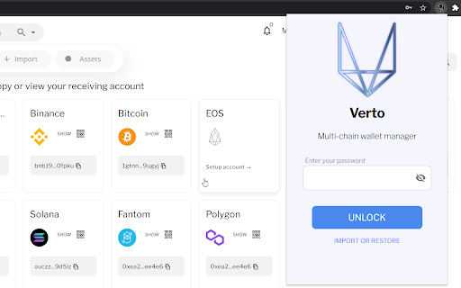 Verto - Multichain Crypto Wallet for DEFI