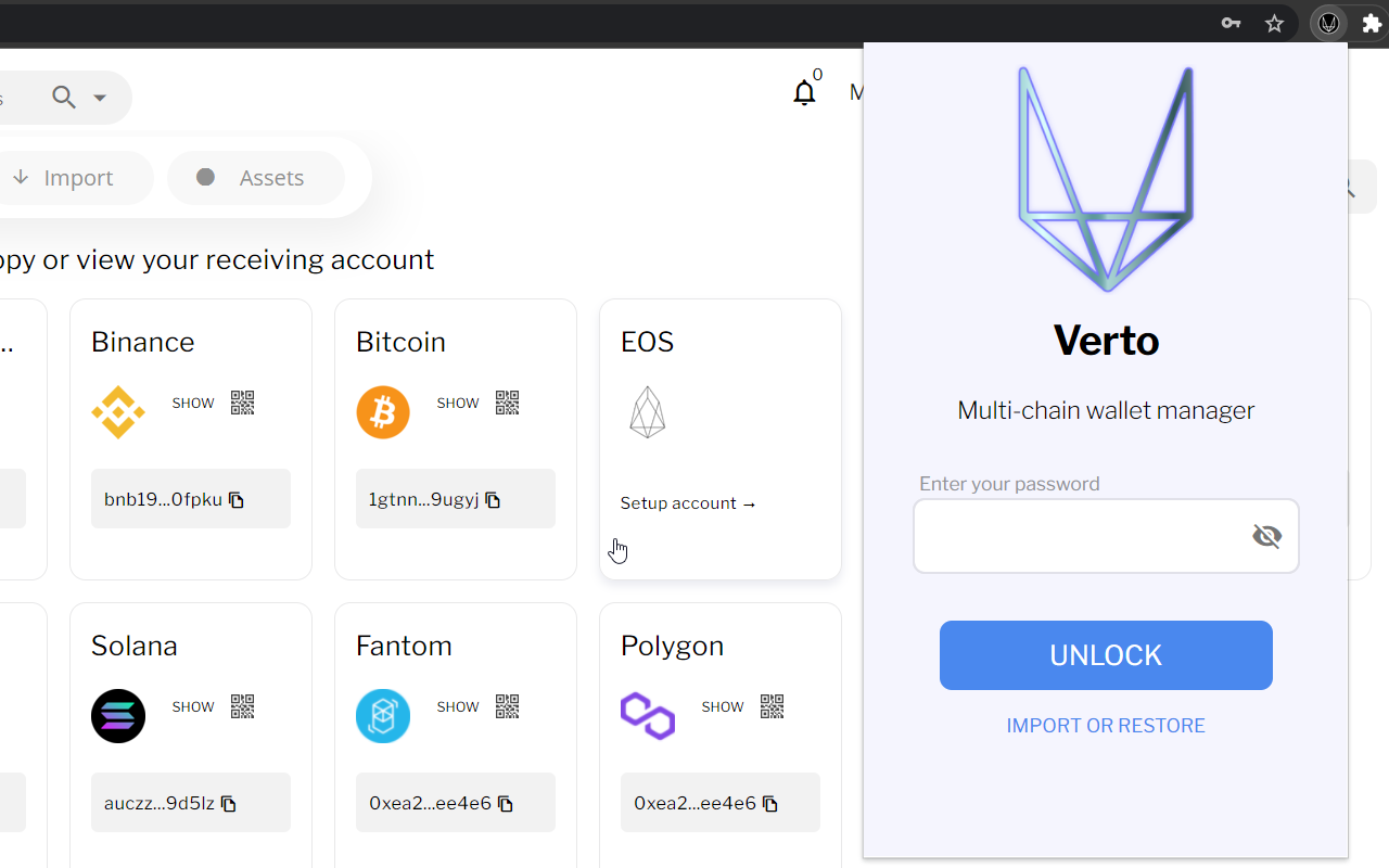 Verto - Multichain Crypto Wallet for DEFI Preview image 0