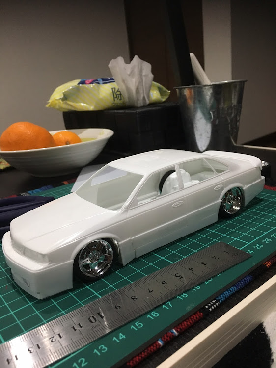 クラウンアスリートのアオシマ・インフィニティ・エアロ製作に関するカスタム事例の投稿画像5枚目
