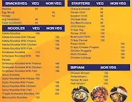 Renuka Cafe menu 1