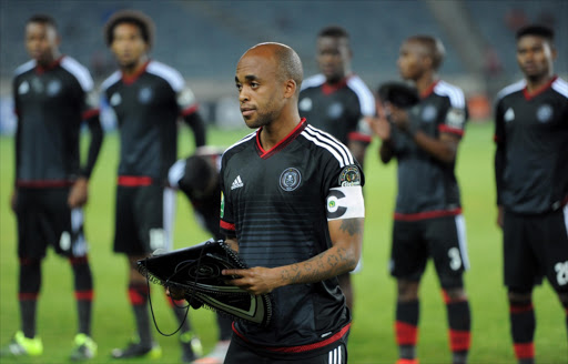 Oupa Manyisa of Orlando Pirates. File photo.