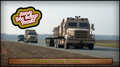 Army Truck Driver Cargo 3d