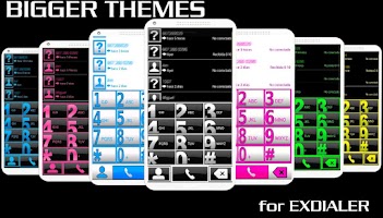 THEME BIG PINK WH FOR EXDIALER Screenshot