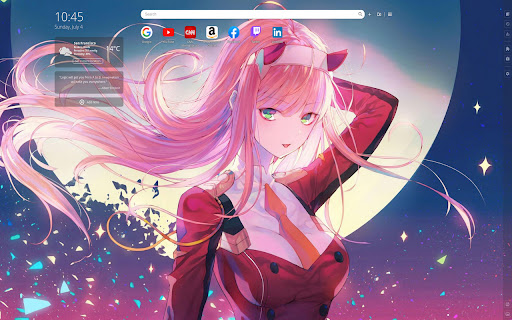 Zero Two Wallpapers New Tab