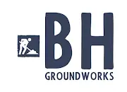 B H Groundworks Logo