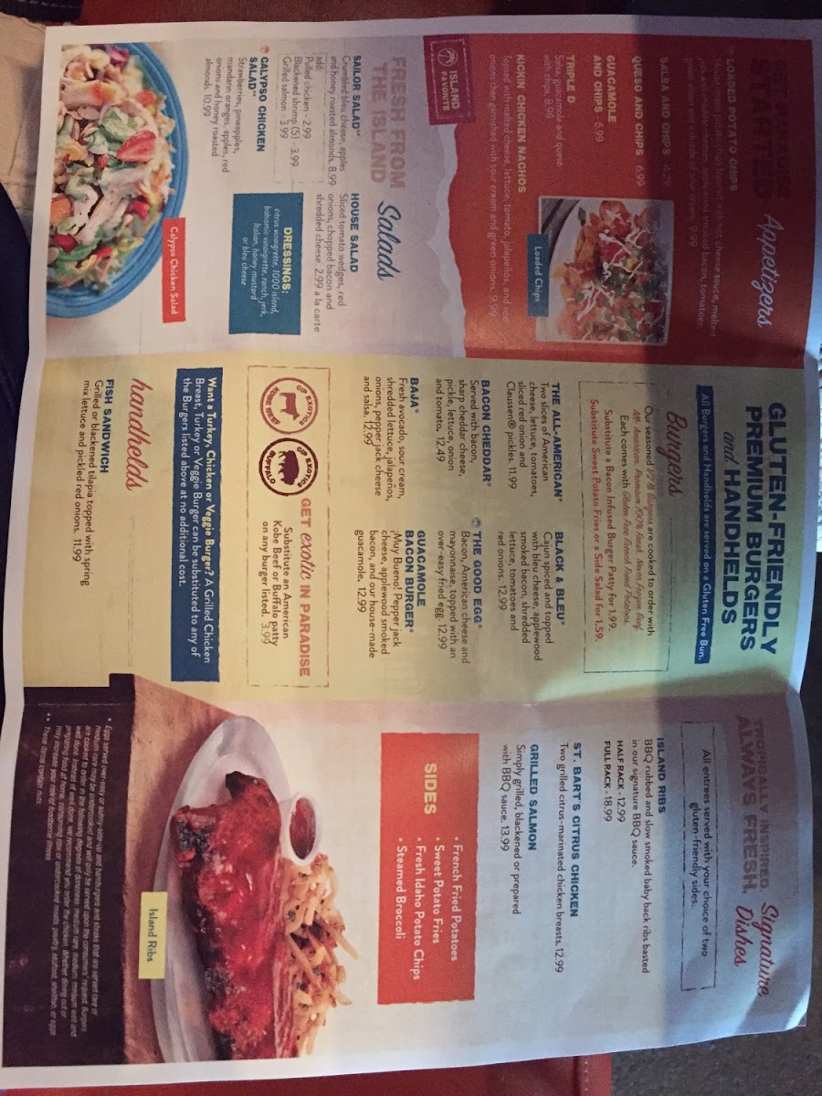 Gf menu