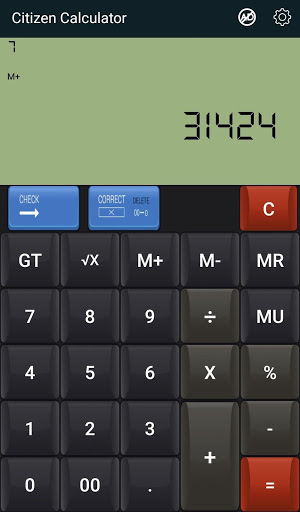 Screenshot Citizen Calculator