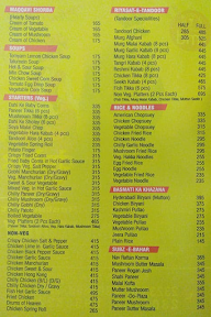 Raj Mahal Delux menu 1