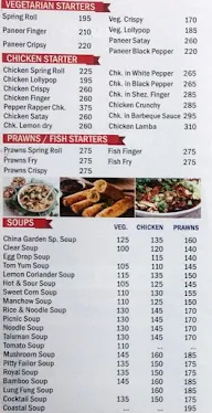 China Garden Fast Food menu 4