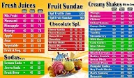 Lucky Juice & Shakes menu 1