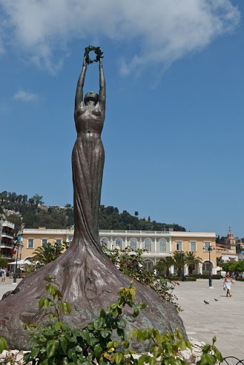 Liberty statue at Zante town