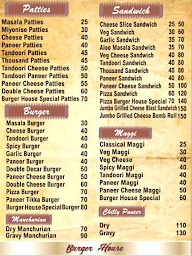 Spoons Cafe menu 1