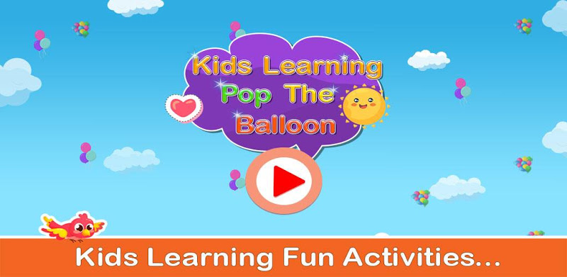 kids Learning Pop The Balloon