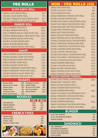 Sardar Ji Rolls & Shakes menu 1