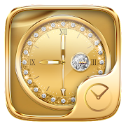 Gold Go Clock Theme  Icon